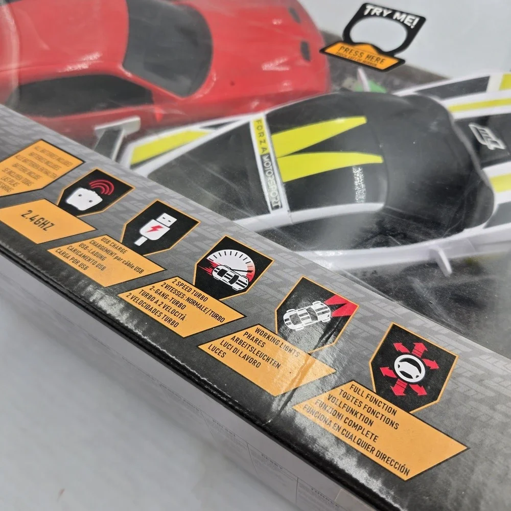 New Bright RC 2 Cars Forza Motorsport Dodge Challenger & Corvette New Race Set